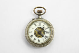 H-387 - Relógio Sonia Clock de níquel - Americano de bolso-1
