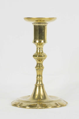 H-45-2 - Par de Castiçal de latão com base de cobre  (1)