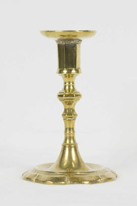 H-45-2 - Par de Castiçal de latão com base de cobre  (3)